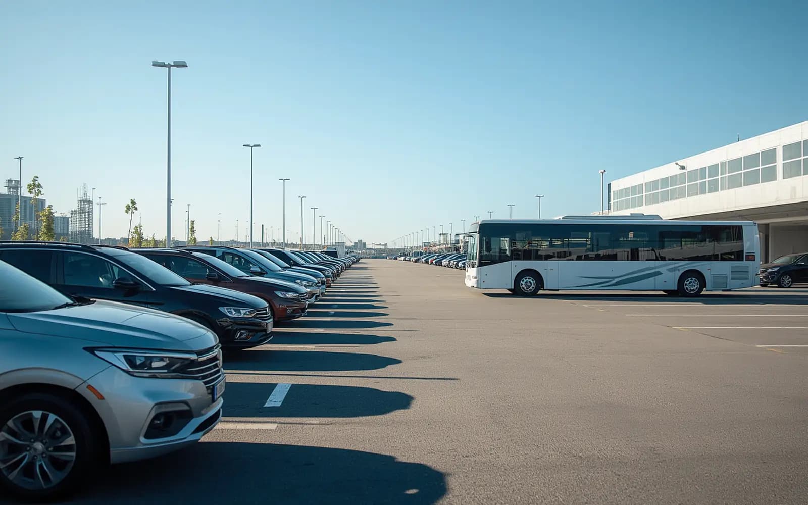 Parkings officiels et privés à l'aéroport de Bordeaux-Mérignac, comparatif avec navette gratuite
